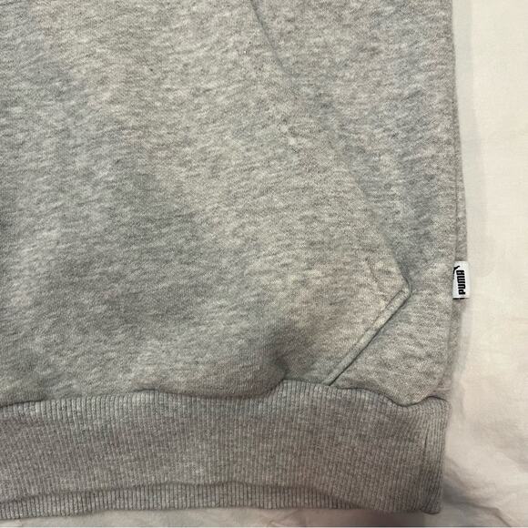 Puma Woman’s Essential Logo Hooded Sweatshirt in Heathered gray sz S - Picture 11 of 12